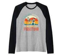 Seguramente No Todo el Mundo Fue Kung Fu Luchando Vintage Retro Camiseta Manga Raglan