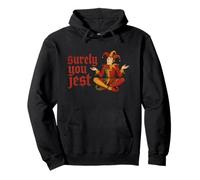Seguramente Usted Jest Divertido Medieval Joker Bufón Meme Renacimiento Sudadera con Capucha