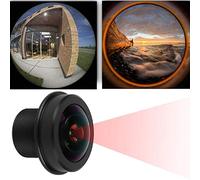 Seguridad 0.8x0.7in Rosca M12 estándar 180 ° Cámara de Seguridad para el hogar Gran Angular, Lente Fija MP HD Fisheye, para cámara de Repuesto len Home