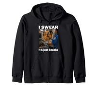 Seguridad aeroportuaria Amante I Swear Just Snacks Sudadera con Capucha