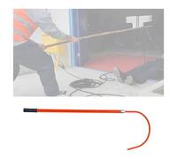 Seguridad Aislada De Alto Voltaje,Gancho Aislado For Salvar Vidas,Herramientas De Electricista For Extinción De Incendios Aisladas,Aberturas De 16,5 Pulgadas(Red,150cm)
