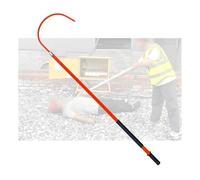 Seguridad Aislada De Alto Voltaje Portátil,gancho De Rescate Eléctrico En Forma De U, Herramientas De Electricista Aisladas Contra Incendios, Carga 100kg/220lb(Red,300cm)