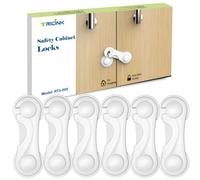 Seguridad Cajones Bebe 6pcs, Seguridad Puertas NiñOs, Cierres Seguridad Bebe, Cerraduras Contra NiñOs para Armarios Refrigeradores, Adhesivo Fuerte Sin PerforacióN-Duradero-para Muebles De Cocina