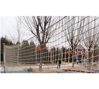 Seguridad de la decoración de la red de pesca, material intrépido de la hamaca que teje del balcón(Beige 8mm/15cm,1X17M)