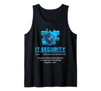 Seguridad de TI Definición Ciberseguridad Nada Sucede Humor Camiseta sin Mangas