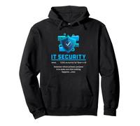 Seguridad de TI Definición Ciberseguridad Nada Sucede Humor Sudadera con Capucha