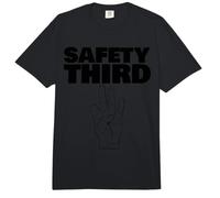 Seguridad Tercer Dedo perdido Divertido Seguridad Tercero Comfort Colors Adult Heavyweight T-Shirt