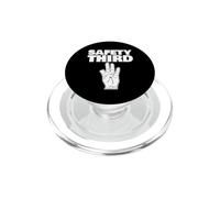 Seguridad Tercer Dedo perdido Divertido Seguridad Tercero PopSockets PopGrip para MagSafe