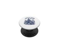 Seguridad Tercera Cerveza Beber Pantano Cowboy PopSockets PopGrip Adhesivo