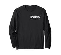 Seguridad Uniforme - Impresión a 2 Caras - para Guardias, Bouncers Manga Larga