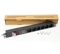 LINK Seguridad y Protección Marca Modelo MULTIPRESA DA Rack 19 6 Prese UNIVERSALI con INTERRUTTORE Spina Italiana 16A E INTERRUTTORE CONTRO LE SOVRATENSIONI