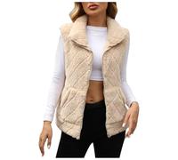 ¡Seguro! Aquí hay un título de producto sugerido que cumple con las pautas: "Cárdigan de corte holgado con cremallera frontal para mujer" 2 divisores de punto para mujer, beige, M