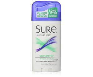 Seguro de desodorante 2.6oz Invisible sin perfume sólido (6 unidades)