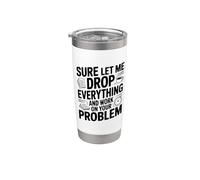 Seguro que déjame dejar todo y trabajar en tu problema Vaso térmico de acero inoxidable de doble pared