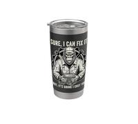 Seguro que puedo arreglarlo, te va a costar reparar autos chicos Vaso térmico de acero inoxidable de doble pared