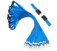 Segus Cinta Llaves, 20 Piezas Colgante para Llaves de Cuello, Lanyard con Cierre de Seguridad, Llavero Cuerda in Imitación de Nylon, para Negocios, Escuelas, Oficinas