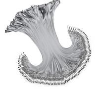 Segus Cuelga Llaves Cuello, 100 Piezas Lanyard con Mosqueton Metalico, Llavero Colgante Cuello Llaves, para Identificadores Colgantes(Gris Oscuro)