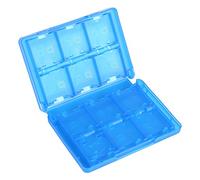 Segutage Estuche para tarjetas de juego 28 en 1, soporte de plástico PP, caja de almacenamiento de cartucho de diseño de bolsillo para cartuchos de juego 3DS DSL DSI LL, tarjetas SD, tarjetas TF,