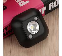 Segutage Luz nocturna LED inalámbrica con sensor de movimiento infrarrojo, mini batería de energía súper larga, lámpara de armario de tiempo de espera, luz de modo de sensor dual de movimiento para