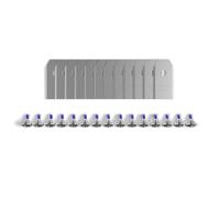 Segway Cuchillas de repuesto (12 unidades) para robots cortacésped I105E, I108E, H500E-Vf, H800E-Vf, H1500E-Vf, H3000E-Vf, X315E, X330E, X350E y X390E.
