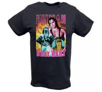 SEGY8876S Hitman Bret Hart Three Pose T-Shirt Black S