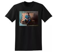 SEGY8876S John Prine T Shirt John Prine Vinyl CD Cover Black XXL