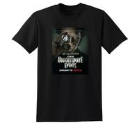 SEGY8876S Lemony SNICKETS T Shirt a Series of Unfortunate Events Black L