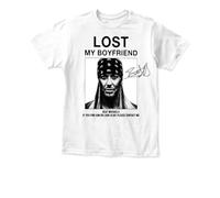 SEGY8876S Lost My Boyfriend Bret Michaels T Shirt White 3XL