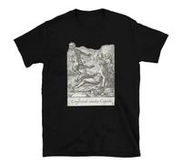 SEGY8876S Love Triumphs Cupid Stopping Temptation T-Shirt - Symbolic and Stylish Black XXL