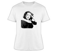 SEGY8876S Margo Channing Bette Davis All About Eve T Shirt White XXL