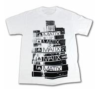 SEGY8876S MATIX Skateboard T-Shirt White 3XL