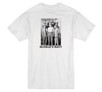 SEGY8876S McHALE'S Navy Ernest BORGNINE Tim Conway Comedy T-Shirt White S