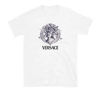 SEGY8876S Medusa Greek Gods Gorgon Evil Eye T-Shirt White XXL