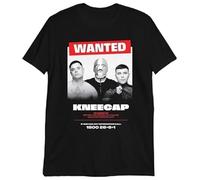 SEGY8876S Wanted Kneecap by Order of British Metropolitan Police Counter-Terror Unit If On T Shirt Black S