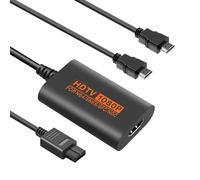 Sehawei N64 a HDMI Adaptador, Convertidor SNES/SFC/NGC a HDMI 1080P Video to Audio Converter Compatible con N64/Snes/SFC/NGC Consola