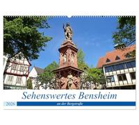 Sehenswertes Bensheim an der Bergstraße (Wandkalender 2026 DIN A2 quer), CALVENDO Monatskalender: Die mittelgroße Stadt Bensheim besticht mit ihrer ... dem Weinanbau mit all seinen Genussfreuden.