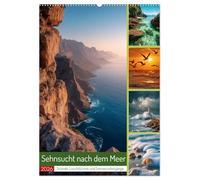 Sehnsucht nach dem Meer (Wandkalender 2026 DIN A2 hoch), CALVENDO Monatskalender: Von tropischen Stränden bis zu nordischen Küsten bietet der Kalender abwechslungsreiche Motive für das ganze Jahr.