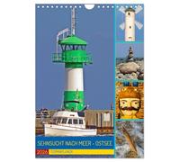 Sehnsucht nach Meer - Ostsee (Wandkalender 2026 DIN A4 hoch), CALVENDO Monatskalender: Schöne Bilder von Meer, Stränden und Häfen
