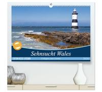 Sehnsucht Wales - Collagen eines Landes (hochwertiger Premium Wandkalender 2026 DIN A2 quer), Kunstdruck in Hochglanz: Wales - Westlich von England ... traumhafter Strände und historischer Orte