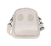 Sehuby Bolsa cruzada de esqueleto de Halloween con bloqueo de color, práctica bolsa de poliuretano ligera y pequeña para atuendo de fiesta