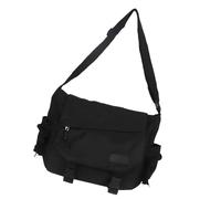 Sehuby Bolso bandolera de nailon coreano para mujeres y hombres, bolso de mensajero de color sólido con hebilla de gran capacidad