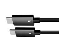 Sehuby Cable coaxial USB 4 de función completa, 80 Gbps, trenzado, tipo C, 16 K, opciones visuales de múltiples longitudes, cable coaxial de velocidad rápida