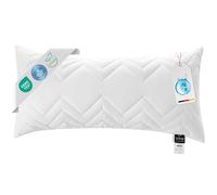 sei Design® Classic Dream Almohada de Microfibra 40 x 80 m, Blanco, Acolchado