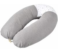 Sei Design Cojín de Lactancia XXL ergonómico 190 x 30, Almohada para Embarazo, Almohada para Dormir de Lado, cojín cómodo para Adultos, Cuna para recién Nacidos, cojín con Funda 100% algodón
