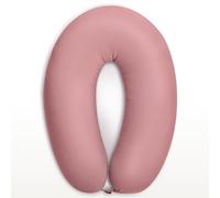 sei Design Cojín para bebés, Talla XXL, 190 x 30 cm, Relleno de Bolas 3D de Fibra no contaminantes con Certificado de ÖkotexFunda con Cremallera y Bordado Rosa Rosa Talla:Füllung: Faserbällchen