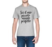 Sei Il Mio Piccolo Mondo Perfetto Grey Men's T-Shirt tee
