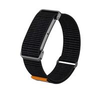 SEIAIYG Correa Compatible con Google Fitbit Air, Pulsera de Recambio Ajustable de Nailon para Mujeres Hombre - Negro