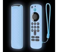 SEIAIYG Funda Compatible con 2025 Amazon Fire TV Stick 4K / Amazon Fire TV Stick HD, Carcasa Protectora de Silicona Ligera y Lavable, Antideslizante, Antichoque - Azul