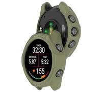 SEIAIYG Funda Compatible con Garmin Forerunner 570 42mm, Suave TPU Antigolpes Protectora Caso para Marco de Reloj - Verde