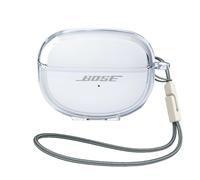 SEIAIYG Funda para Bose Ultra Open Earbuds, Ultrafina, Suave, Shockproof, Funda Protectora de Silicona con Mosquetón para Bose Ultra Open Earbuds (Transparente)